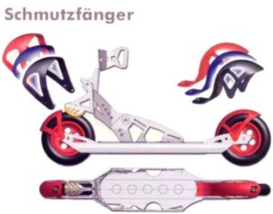 Schmutzfänger Set – rot V07